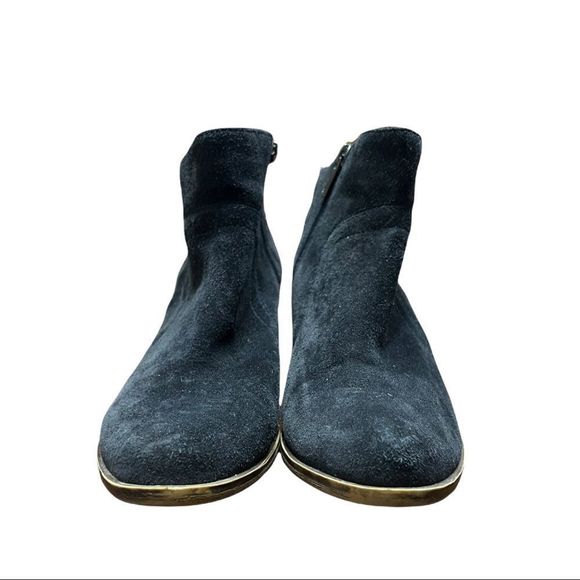 Lucky Brand Navy Blue Suede Brolley Booties Sz 8 - Picture 7 of 10